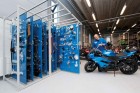 Systém skladovania náradia, modrý, 4 panely, 830518-07