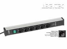 Káblový kanál 468, 6 zásuviek, 2 USB, vypínač, TPR4-001-FR
