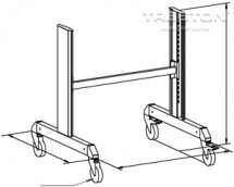 Vozík Fitter 's Trolley, rám, C73041000