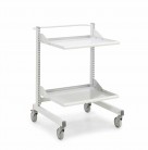 Priemyselný vozík Treston Multi Trolley M900, nízky, 2 police, TMTL9-001-41