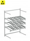 Treston - Zadné rozšírenie Treston FiFo Flow Rack, M1350, ESD, 1385x735x1860mm, TFR1350RE-49