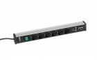 Treston - Káblový kanál 468, 6 zásuviek, 2 USB, 2 CAT6A, vypínač, TPR4-003-FR