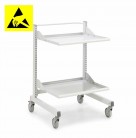 Priemyselný vozík Treston Multi Trolley M500 ESD, nízky, 2 police, TMTL5-001-49