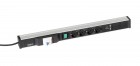 Treston - Káblový kanál 683, 4 zásuvky, 2 USB, fcp, vypínač, TPR7-008-FR