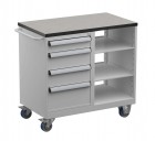 Treston - Vozík na náradie Tool Trolley 5, vinylová doska, TWIN45-105-41